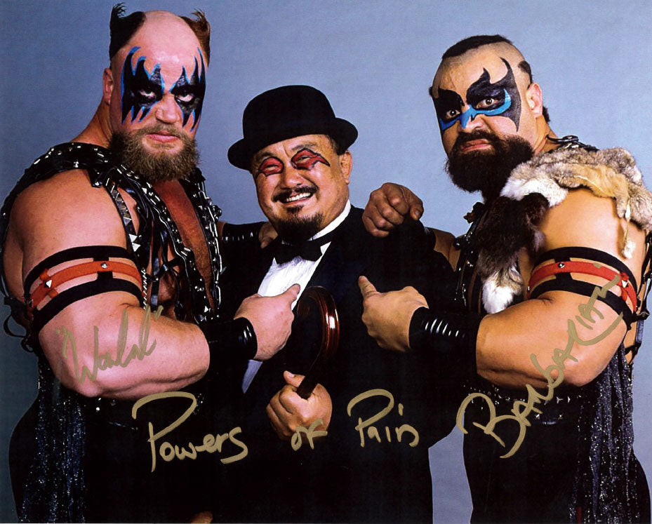 Highspots - Powers Of Pain "Promo Pose" Hand Signed A4 *inc COA*
