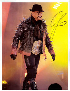 Highspots - Chris Jericho "Entrance" Hand Signed A4 *Inc COA*