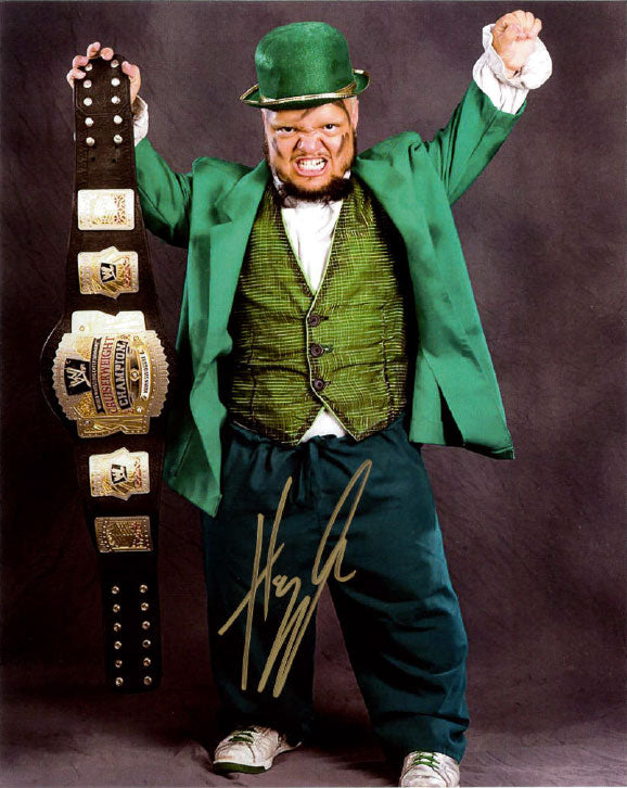 Highspots - Hornswoggle "WWE Cruiserweight Champ" Hand Signed 8x10 *inc COA*