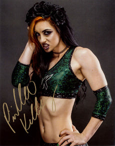 Highspots - Priscilla Kelly "Green Gear Pose" Hand Signed 8x10 *Inc COA*