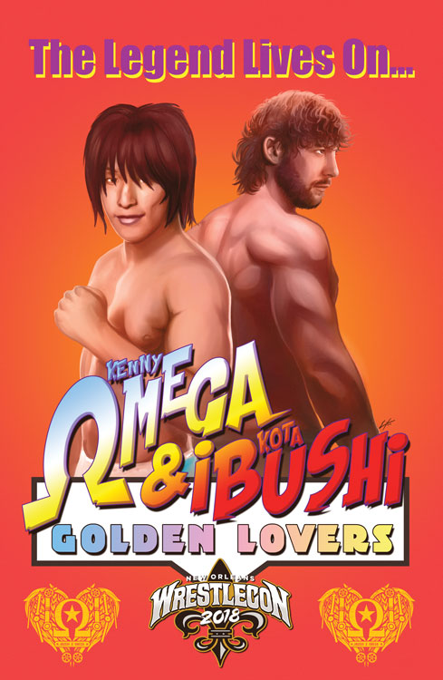 Highspots - Kenny Omega & Kota Ibushi "Golden Lovers" Hand Signed 11x17" *inc COA*