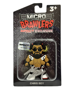 Impact Wrestling - Micro Brawlers : Chris Bey Figure *Hand Signed * Numbered
