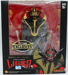 NJPW : Storm Collectables Jyushin "Thunder" Liger Black Exclusive Action Figure * Slight Issue*