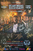 NWA : National Wrestling Alliance - "By Any Means Necessary" Hand Signed 11x17 Poster
