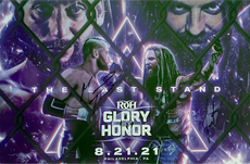 ROH - The Last Stand 11x17 Poster *Signed by Matt Taven & Vincent*