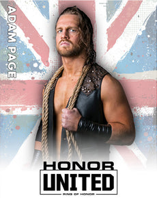 ROH - Adam Page 2018 UK Tour 8x10