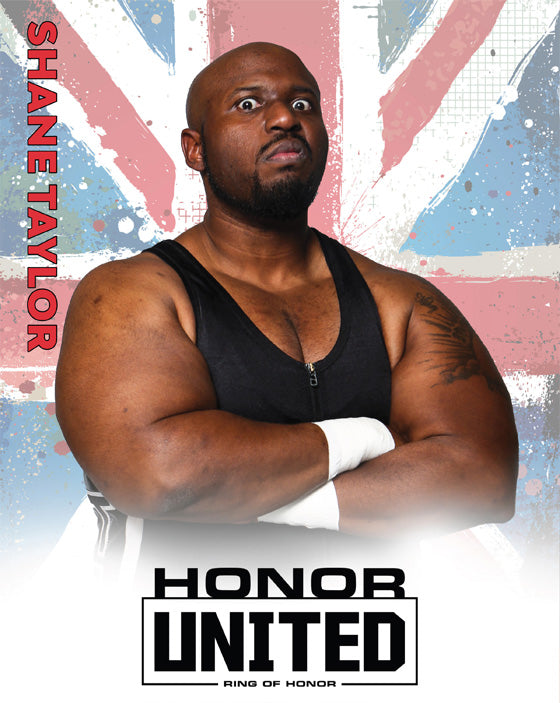 ROH - Shane Taylor : Honor United 2019 8x10