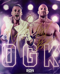 ROH - Matt Taven & Mike Bennett "OGK" 8x10 *Hand Signed*