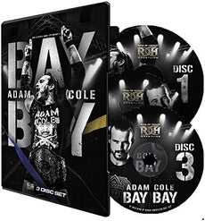 ROH - Adam Cole "Bay Bay" 3 Disc DVD Set : Original Digipak ( Pre-Owned )