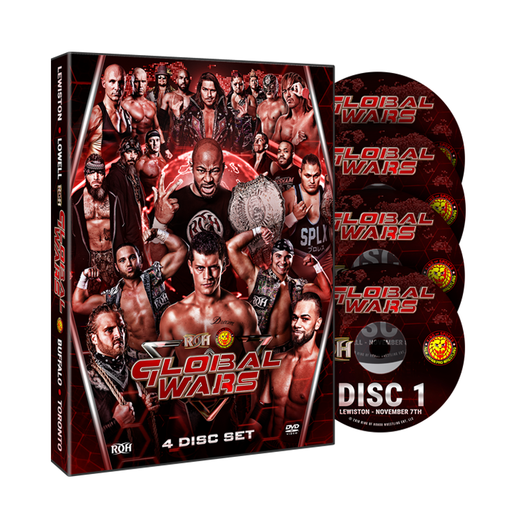 ROH - Global Wars 2018 Tour - 4 Event DVD Set