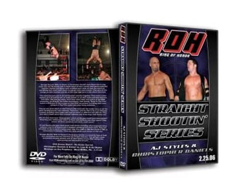 ROH - Straight Shootin with AJ Styles & Christopher Daniels DVD ( Pre-Owned )