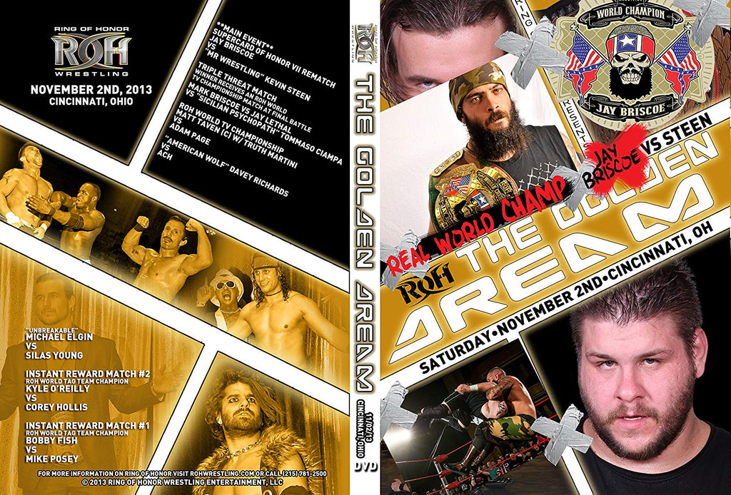 ROH - The Golden Dream 2013 Event DVD