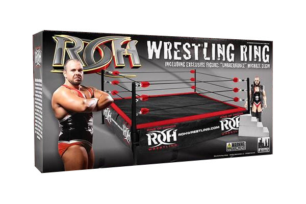 ROH - Action Figure Wrestling Ring with Exclusive Michael Elgin Figure ...