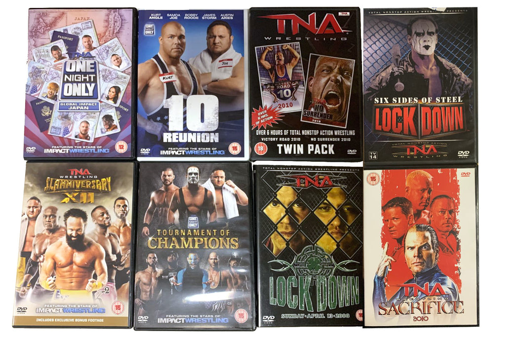 TNA - 8 DVD UK Release Bundle ( Pre-Owned )