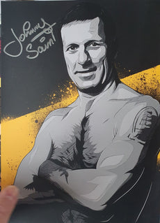 WC - Johnny Saint Hand Signed A4