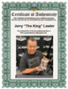 WWE Funko Pop Figure - Jerry "The King" Lawler #97 * Hand Signed *