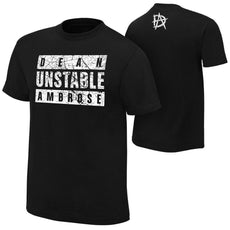 WWE - Dean Ambrose "Unstable Ambrose" Authentic T-Shirt