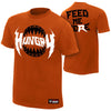 WWE - Ryback "Hungry" Orange Authentic T-Shirt