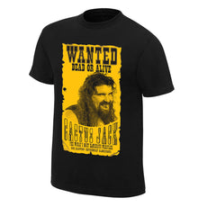 WWE - Cactus Jack "Wanted" Retro T-Shirt
