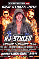 RPW - High Stakes 2015 A3 Poster