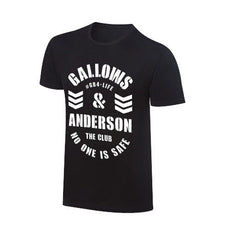 WWE - The Club : Gallows and Anderson "No One Is Safe" Vintage T-Shirt